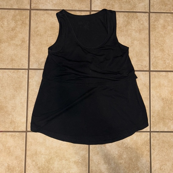 Latched Mama Tops - Latched mama black nursing tank size small